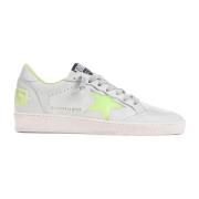 Hvid Grøn Lime Ballstar Sneakers