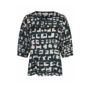 Reflect Pond Print Top