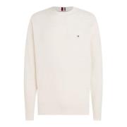 Stilfuld Ecru Pullover Sweatshirt