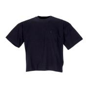 Sort Crew Neck T-shirt med Logo