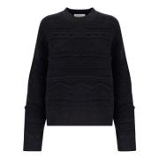 Rund Hals Jacquard Sweater