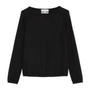 Basisstrikket sweater almindelig