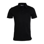 Sort Logo Polo T-shirt Bomuld