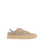 Brun Ruskind Slip-On Sneakers