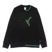 Sort Letvægts Crewneck Sweatshirt