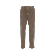 Brun Slim-Fit Bomuld Bukser AW24