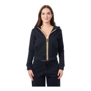 Sort Fleece Sportjakke Deline