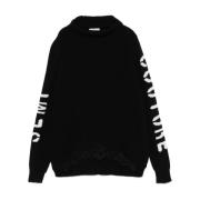 Sort Uldblanding Turtleneck Sweater