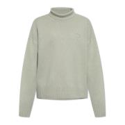 Uld Turtleneck med Logo