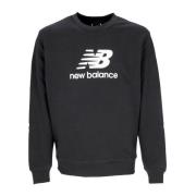 Logo French Terry Crewneck Sweatshirt Sort