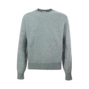 Resort Sweater i Hørben Alpaca Jacquard