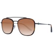 Brun Aviator Solbriller Gradient Linse