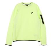 Tech Fleece Crewneck Sweatshirt Lime/Black