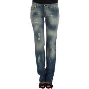 Low Waist Slim Leg Denim Jeans