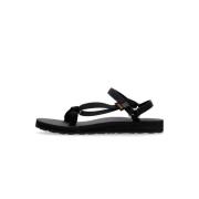 Slim Sort Dame Sandal