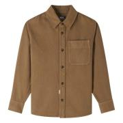 Broderet Basile Overshirt i Bomuld