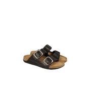 Læder Memory Sandal Tøfler