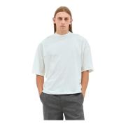 Panel Bomuld Jersey T-shirt