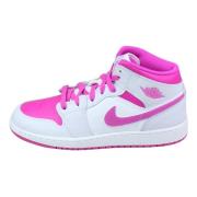 Fire Pink Mid-Top Sneaker