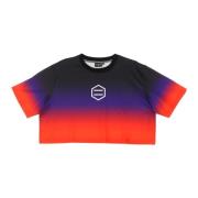 Gradient Crop Top Kortærmet T-shirt