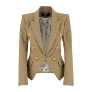 Bomuld Cappuccino Blazer