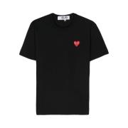 Sort Heart Patch T-shirt