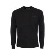 Crew-neck sweater i uld