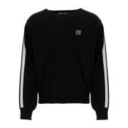 Sporty Track Band Pullover Sweater