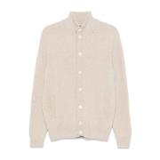 Ivory Cardigan Sweaters Tunge Knapper