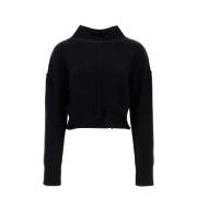 Ødelagt Kort Pullover Sweater