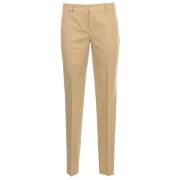 Klassiske Beige Bukser i Slim Fit