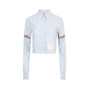 Klassisk Hvid Button-Up Skjorte