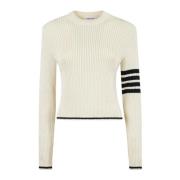 Merino Wool Pullover med Striber