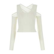 Ivory Viscose Blend Birke Top