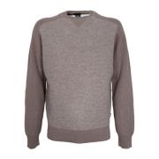 Regular Fit Hybrid Sweater med Ribbede Manchetter