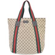 Pre-owned Canvas gucci-tasker