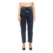 Lavtaljede wide leg jeans Bessie model