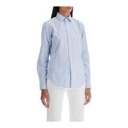 Stribet Oxford Skjorte Slim Fit