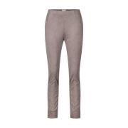 Elastisk talje imiteret ruskind leggings