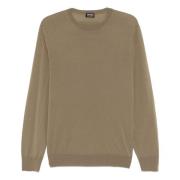 Uld Crew-neck Strikvarer