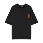 Sort Crew Neck T-shirt Teddy