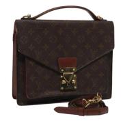 Pre-owned Canvas louis-vuitton-tasker