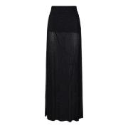 Le Havre Sort Mesh Maxi Nederdel