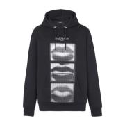 Sort Lips Logo Sweater Hoodie