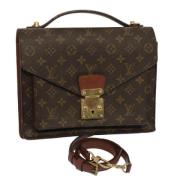 Pre-owned Canvas louis-vuitton-tasker