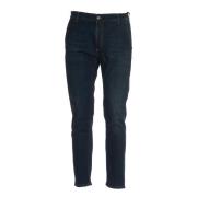 Mørk Denim Gulerodsbukser AW24