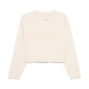 Beige Crew Neck Sweater