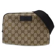 Pre-owned Canvas gucci-tasker