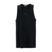 Sort Ribbet Tank Top