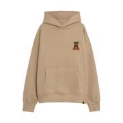 Ikonisk Teddy Sweatshirt i Sand